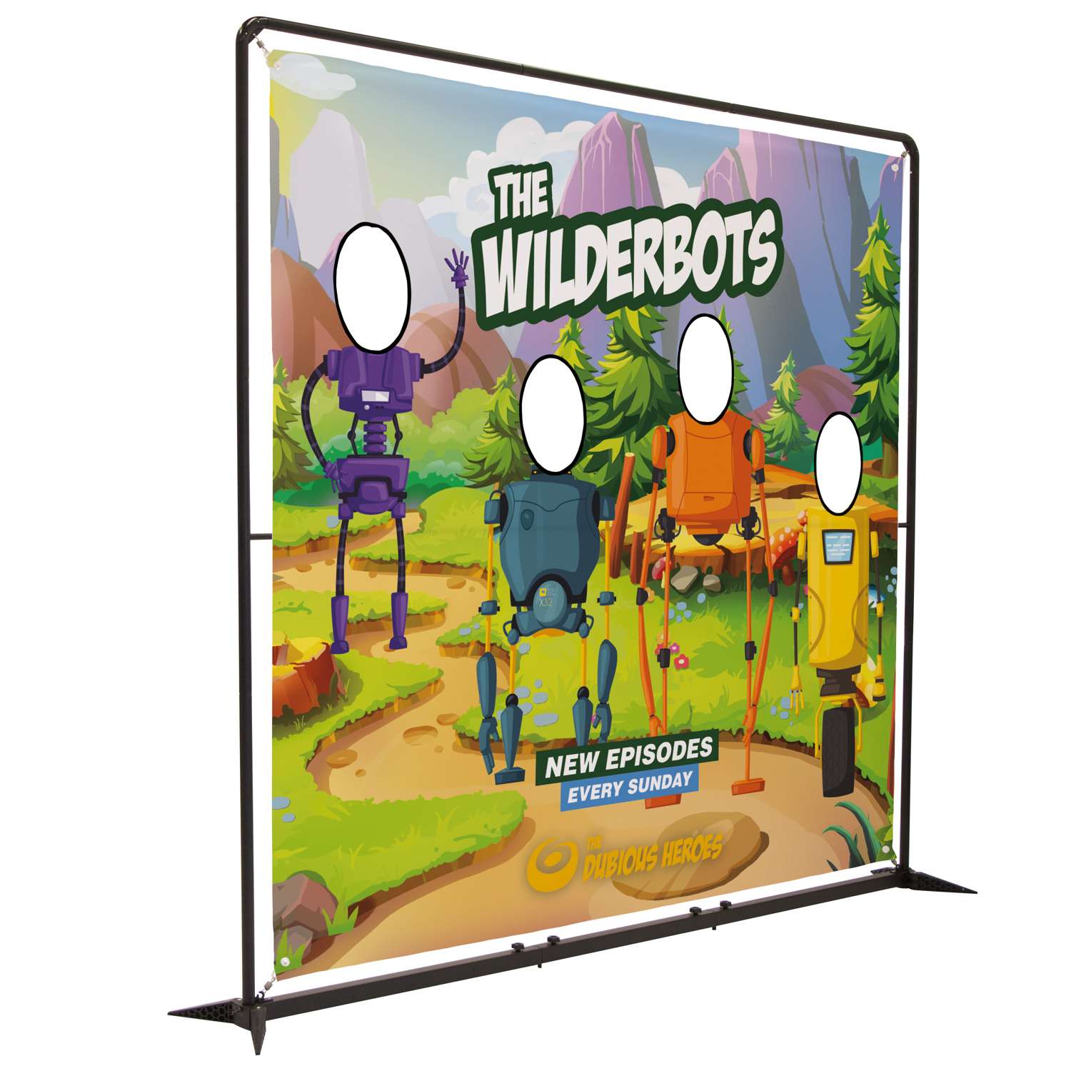 8.5' FrameWorx Quad Face Cutout Kit (Single-Sided) 2