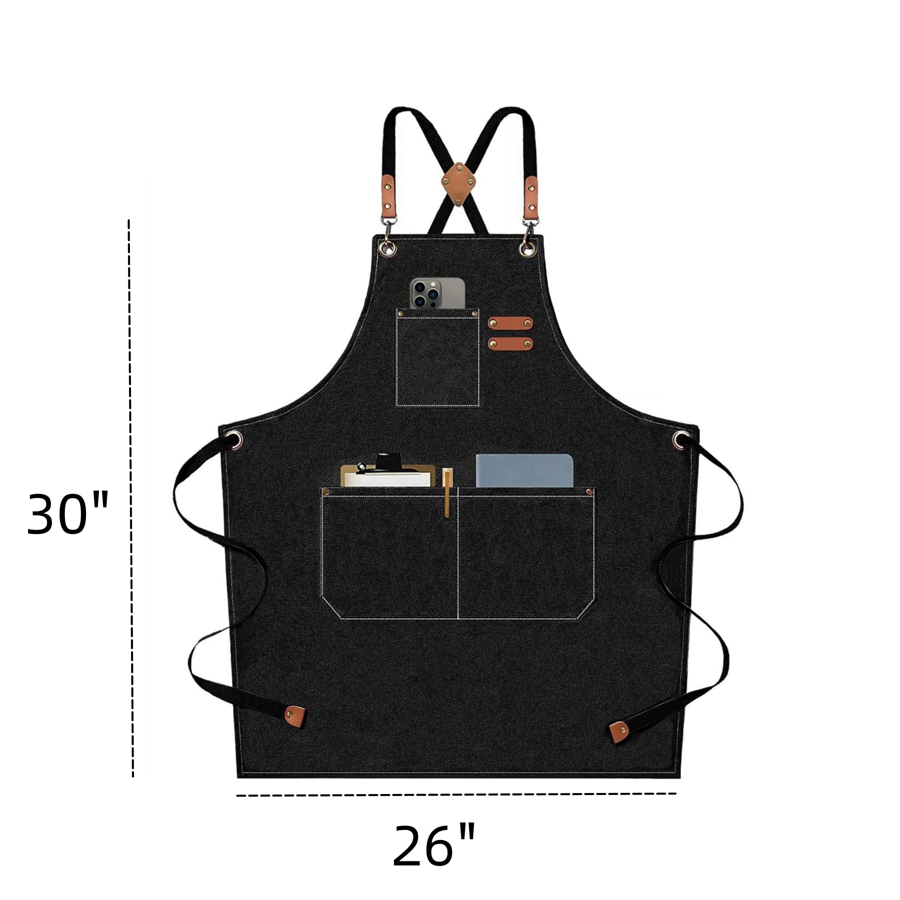 100% Cotton Canvas Apron 2