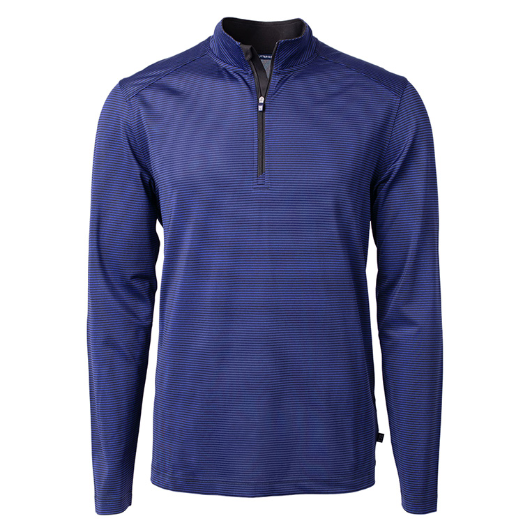Cutter & Buck Virtue Eco Pique Recycled Quarter Zip Pullover, custom hoodie or sweatshirt with logo imprint 9