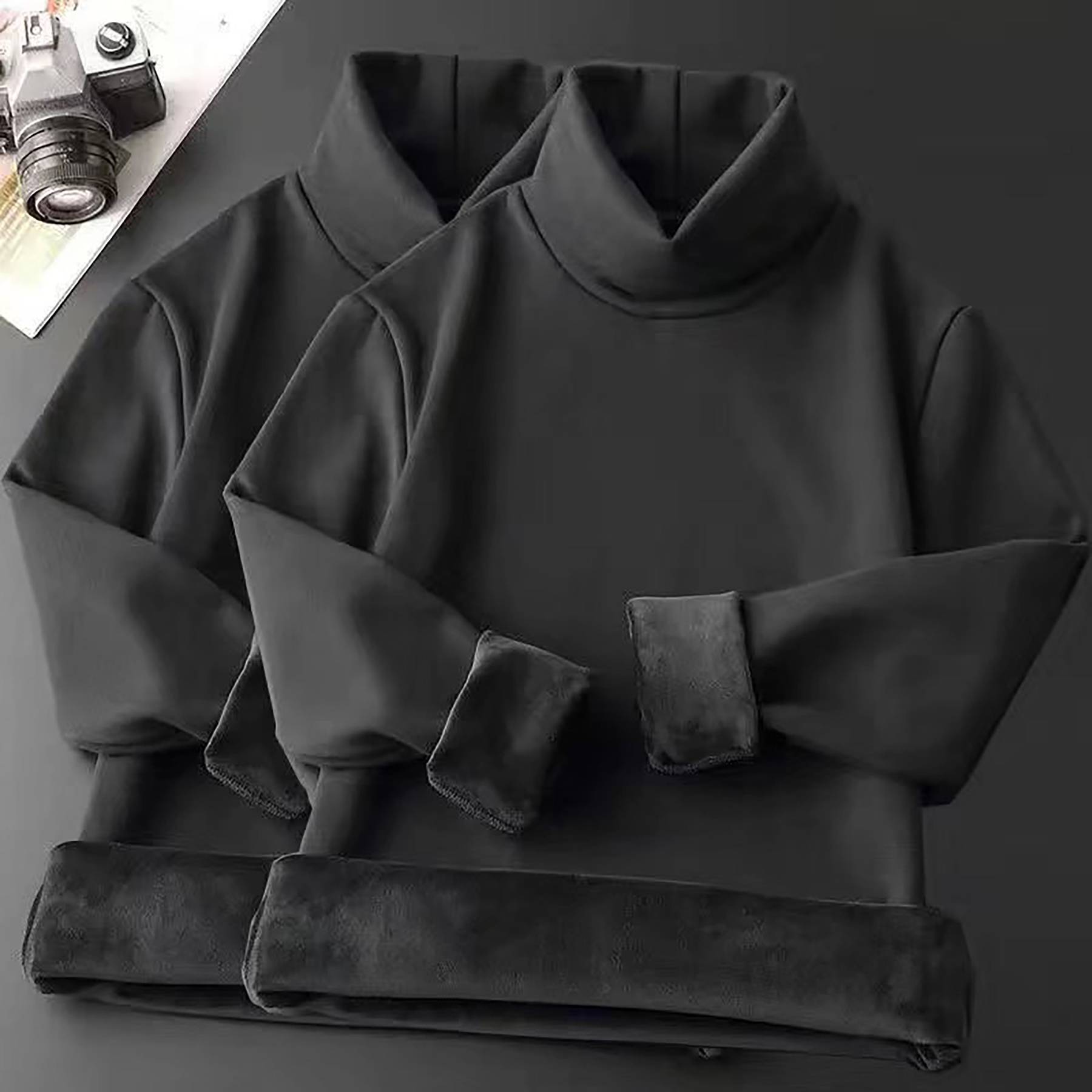 Half High Collar Long Sleeved T-shirt Autumn Hoodie For Men, custom hoodie or sweatshirt with logo imprint 6