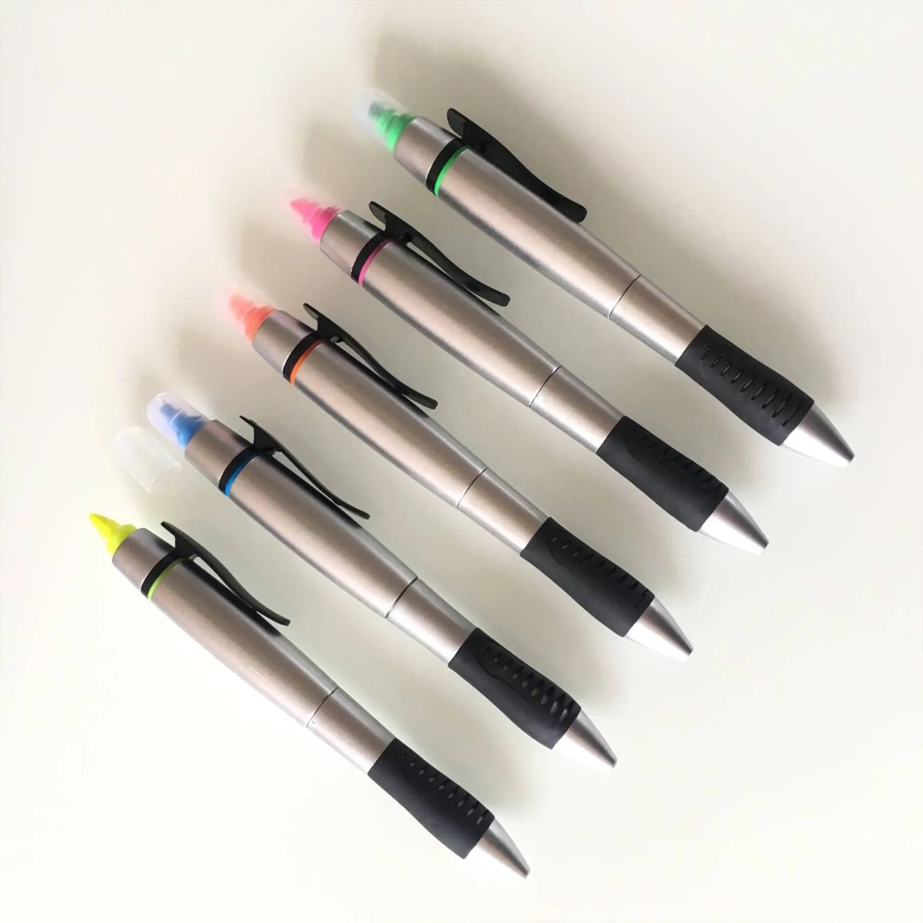 Highlighter With Ballpoint Pen Combo 1