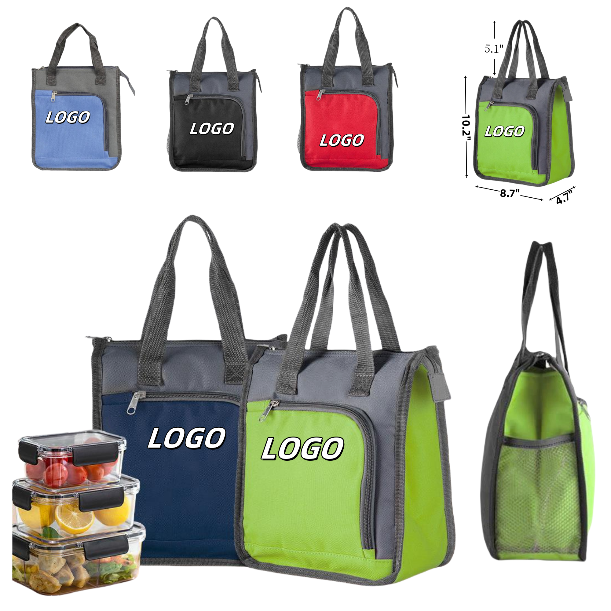 Thermal Ice Bag Handy Oxford Lunch Tote 2