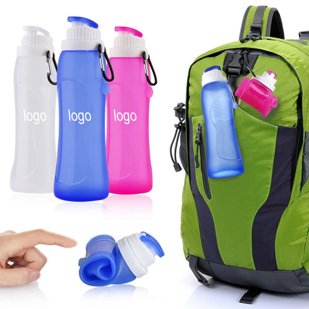17 OZ Silicone Collapsible Water Bottle 2