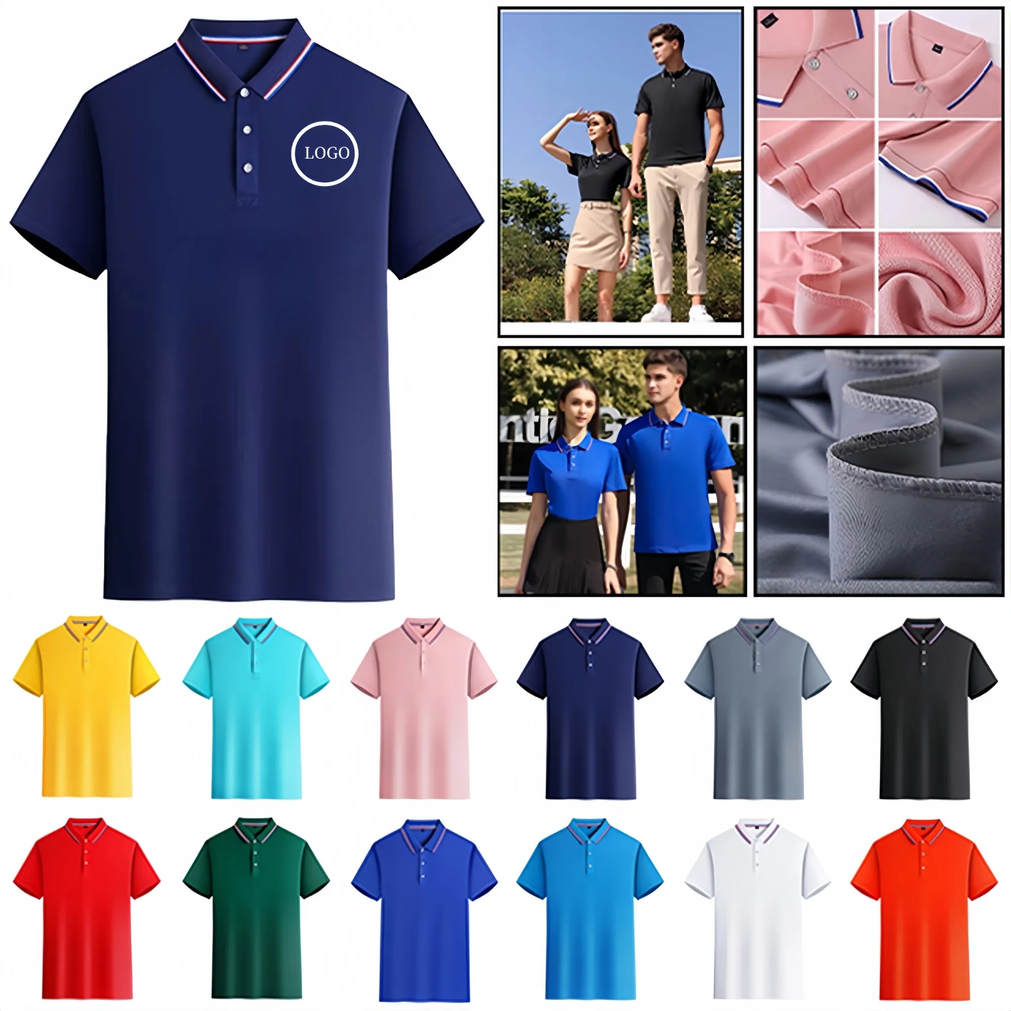 Men's Quick-Dry Polo Work Shirt (S-4XL) 2