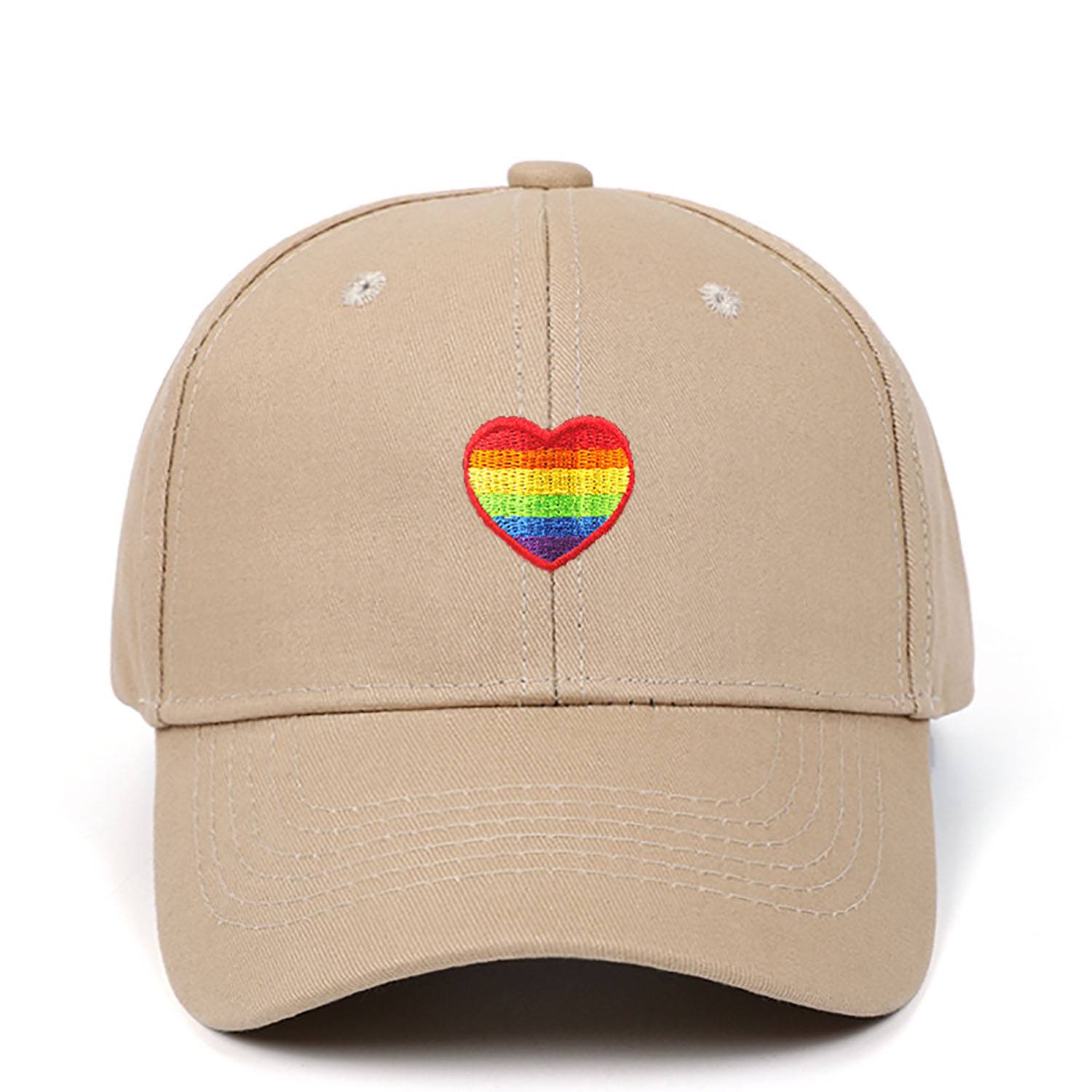 Rainbow Love Embroidered Baseball Cap 5