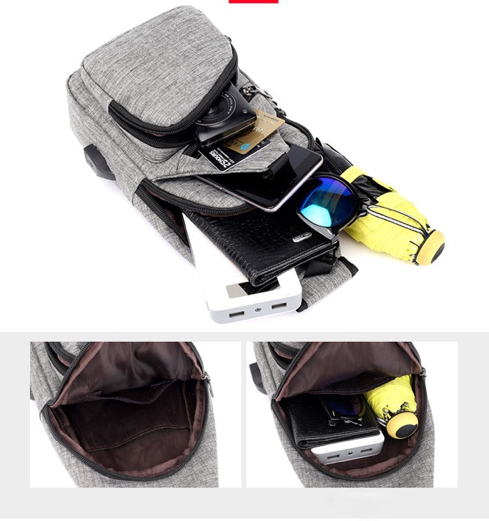 Men's sports messenger bag 2