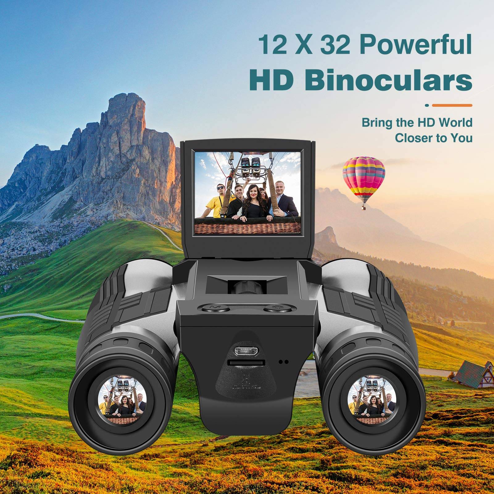 HD Multi-Function Outdoor Binoculars w/Night Vision & Camera 4