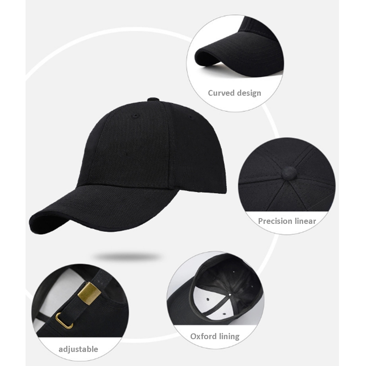 Baseball Cap Adjustable Size for Running Workouts Outdoor 2