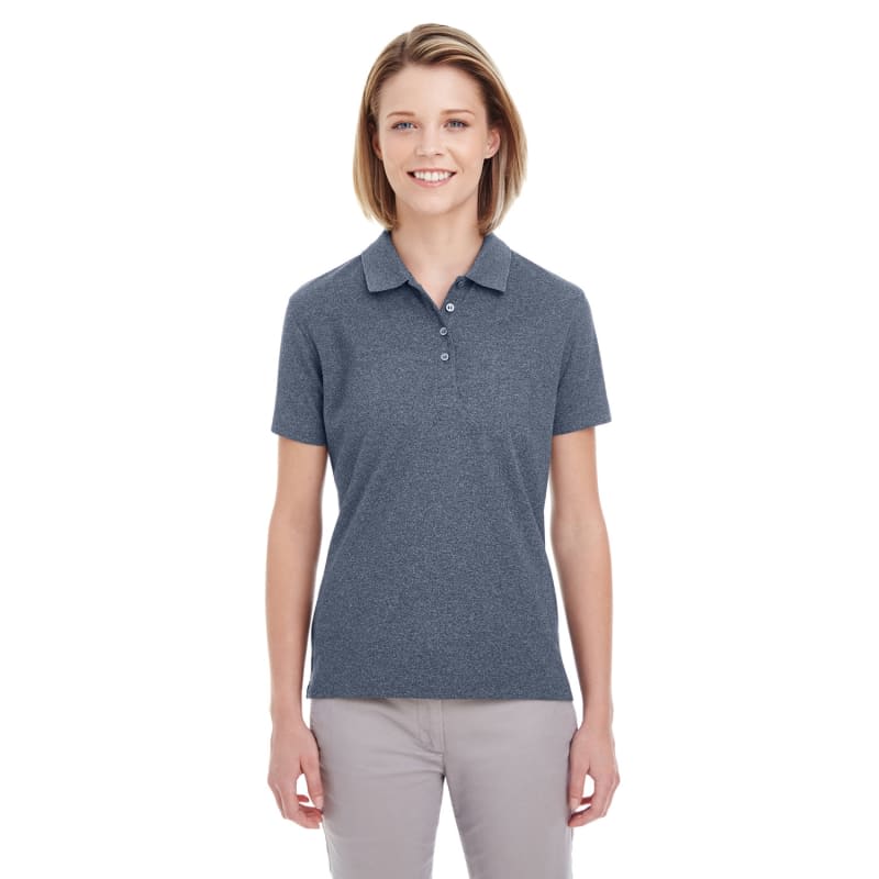 UltraClub Ladies' Heathered Piqué Polo 7
