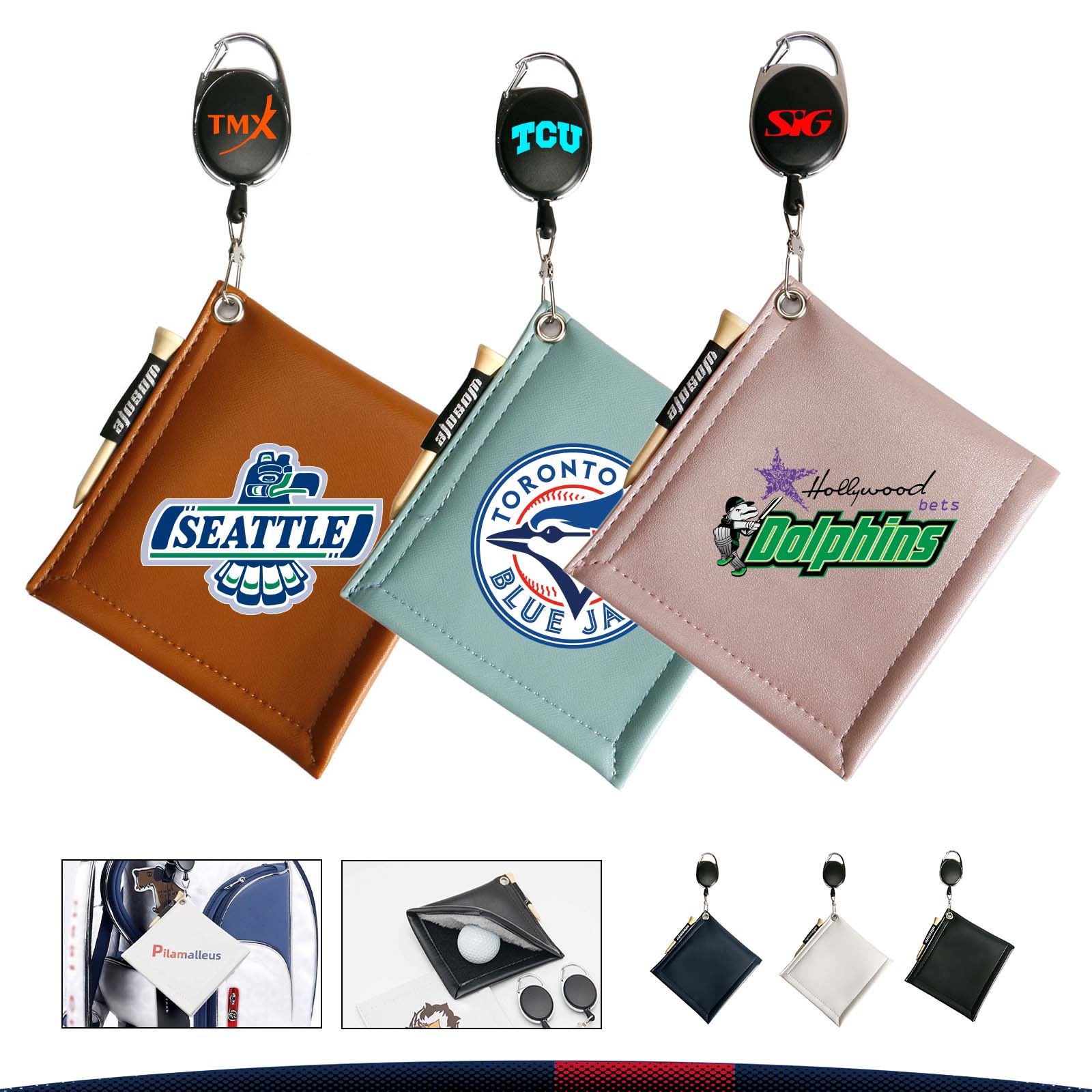 Dwilacol Golf Ball Towel 5