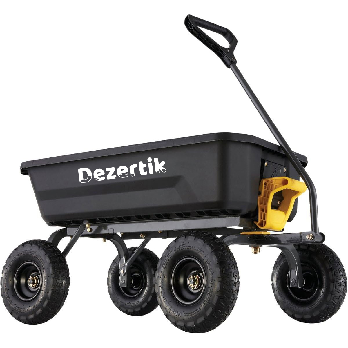 Heavy-Duty Polyethylene Dump Truck w/ Non-Flat Tires