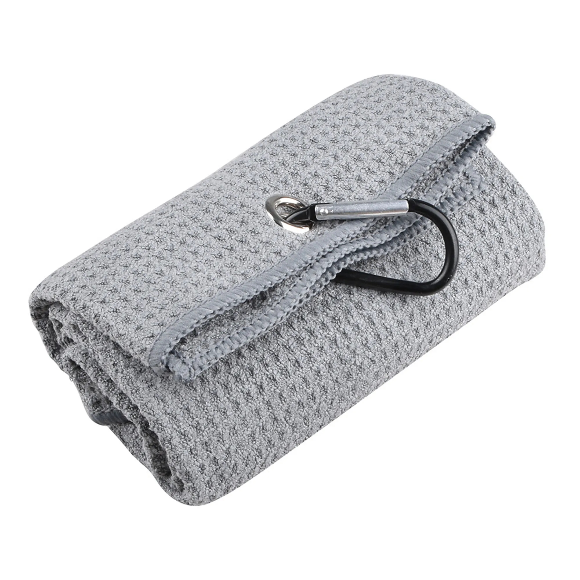 16" x 24" Microfiber Folded Waffle Pattern Golf Towel 4