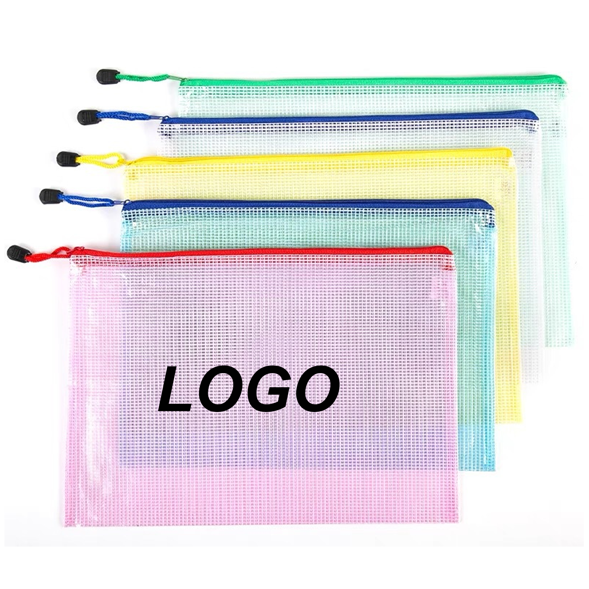 PVC Mesh Bags With Zipper Waterproof Bags 6