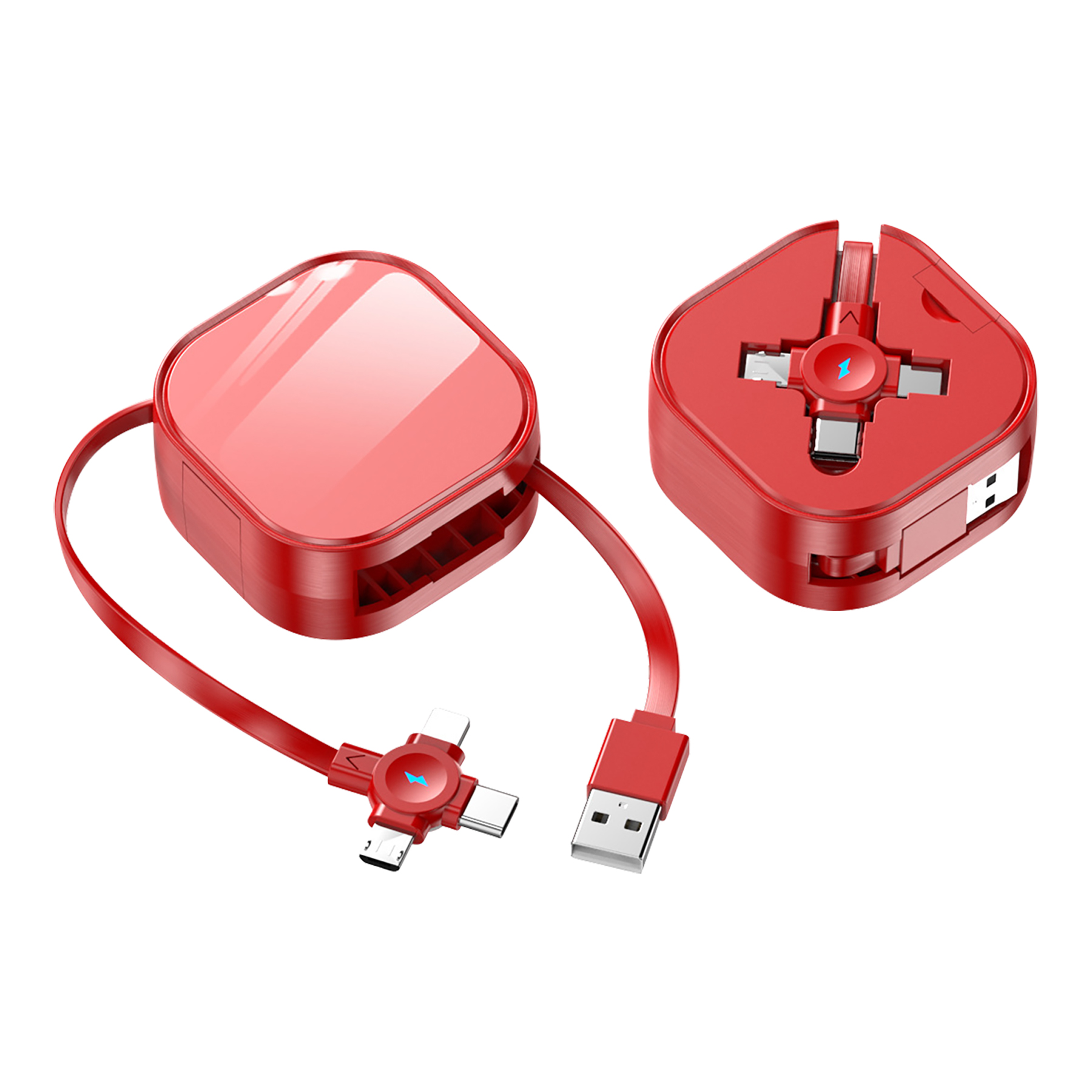 Retractable Multifunctional Phone Holder And 3-In-1 Data Cable 8