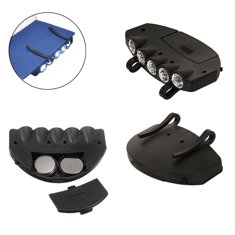 5 LED Clip On Cap Light 3