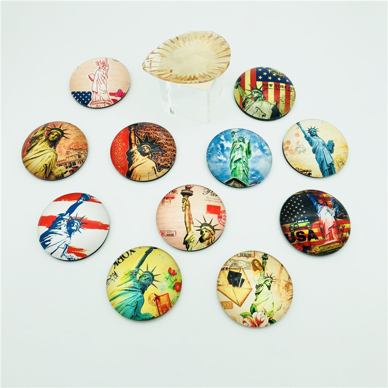 Round Fridge Magnets 2