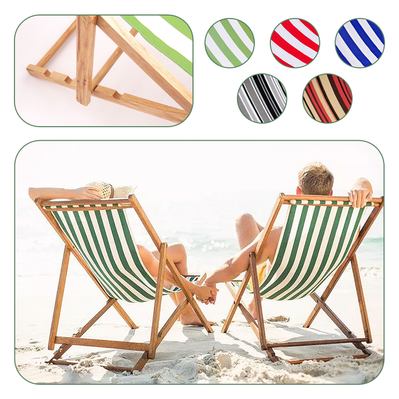 Solid wood beach chair 3