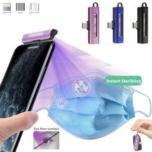 3 LED Phone UVC Sanitizer Lamp 15
