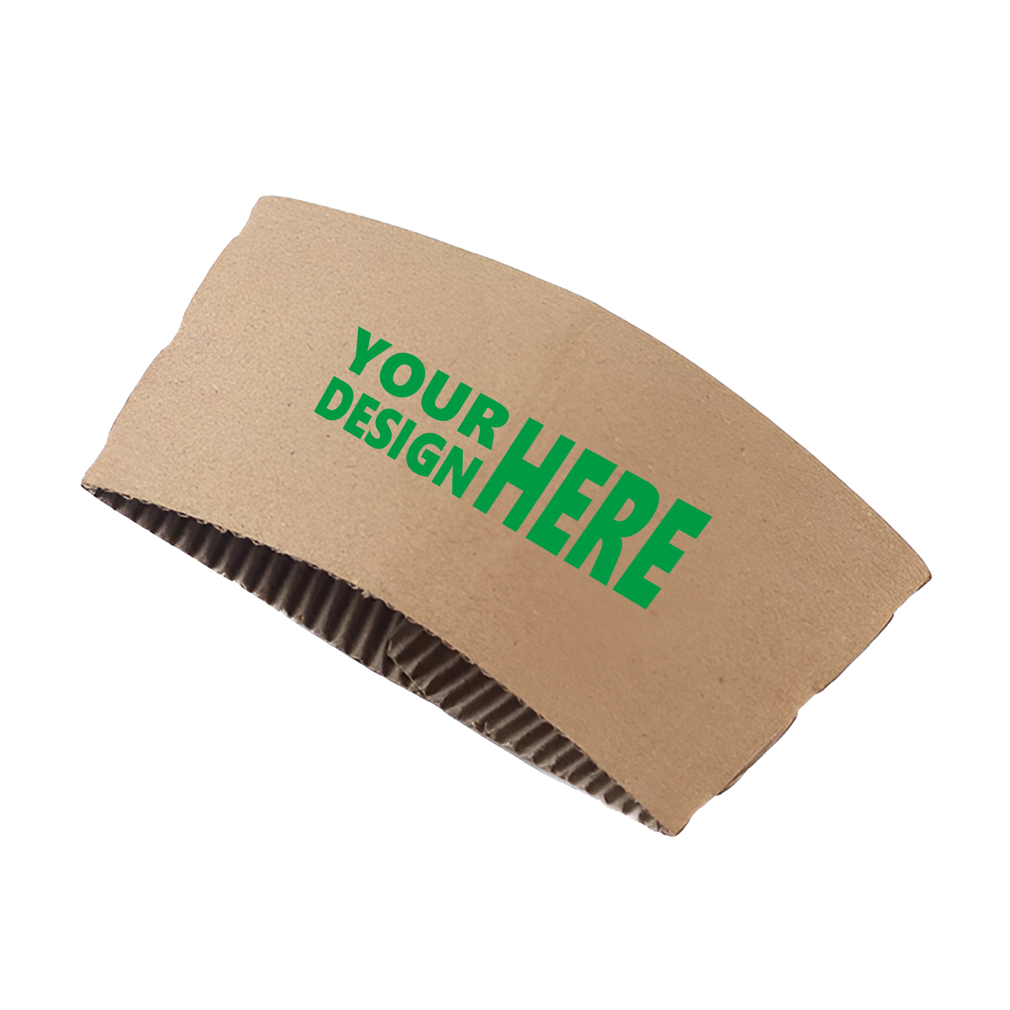 MOQ50 Eco-Friendly Disposable Coffee Cup Sleeve Insulator 2