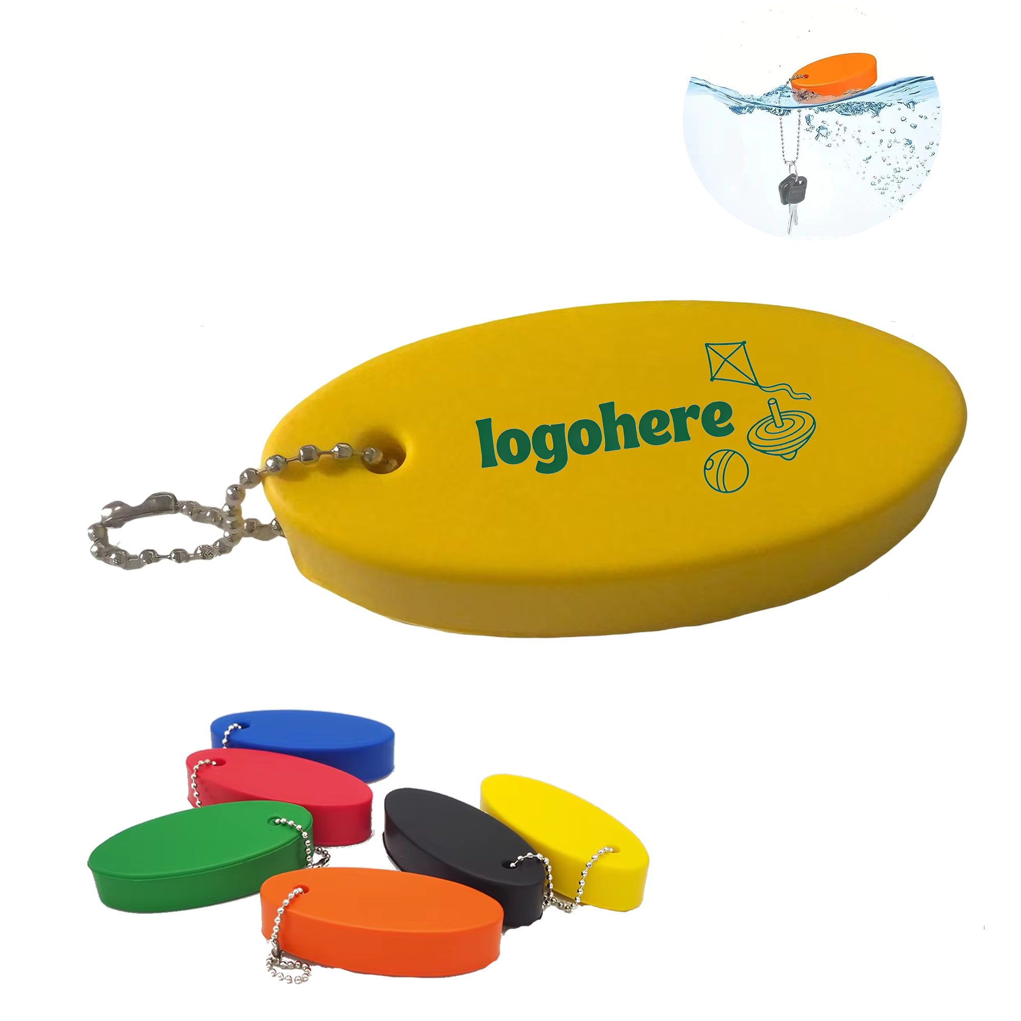 Floating Boat Keychain 1
