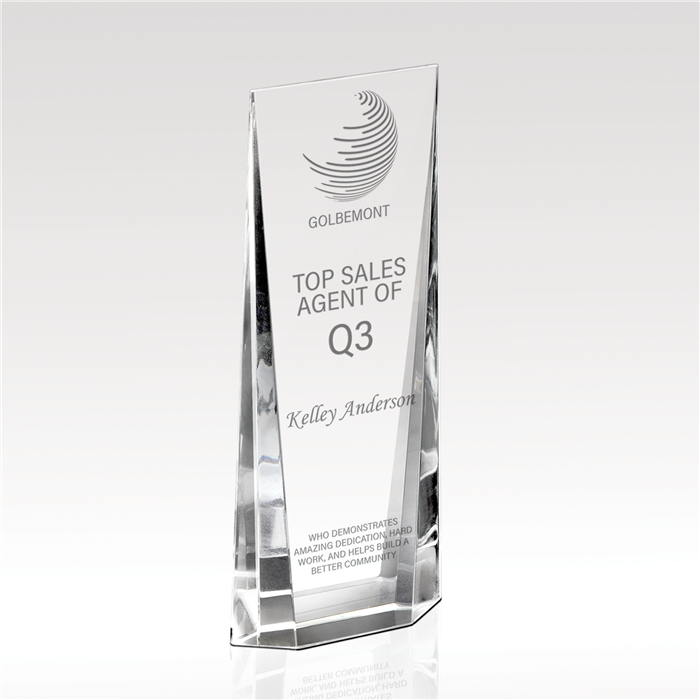 Radiant Glow Crystal Award