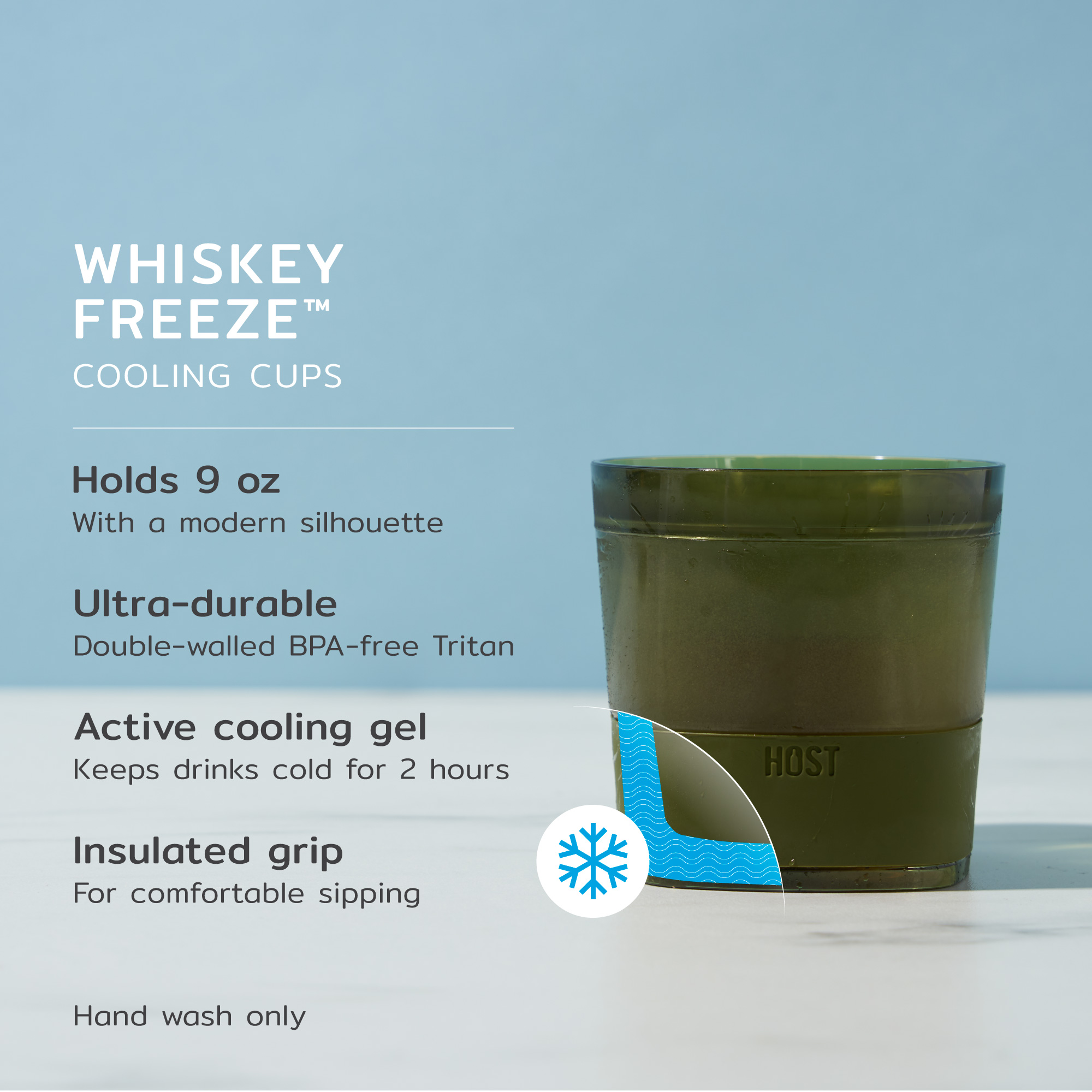 HOST® Tinted Whiskey FREEZE™ Cup 14