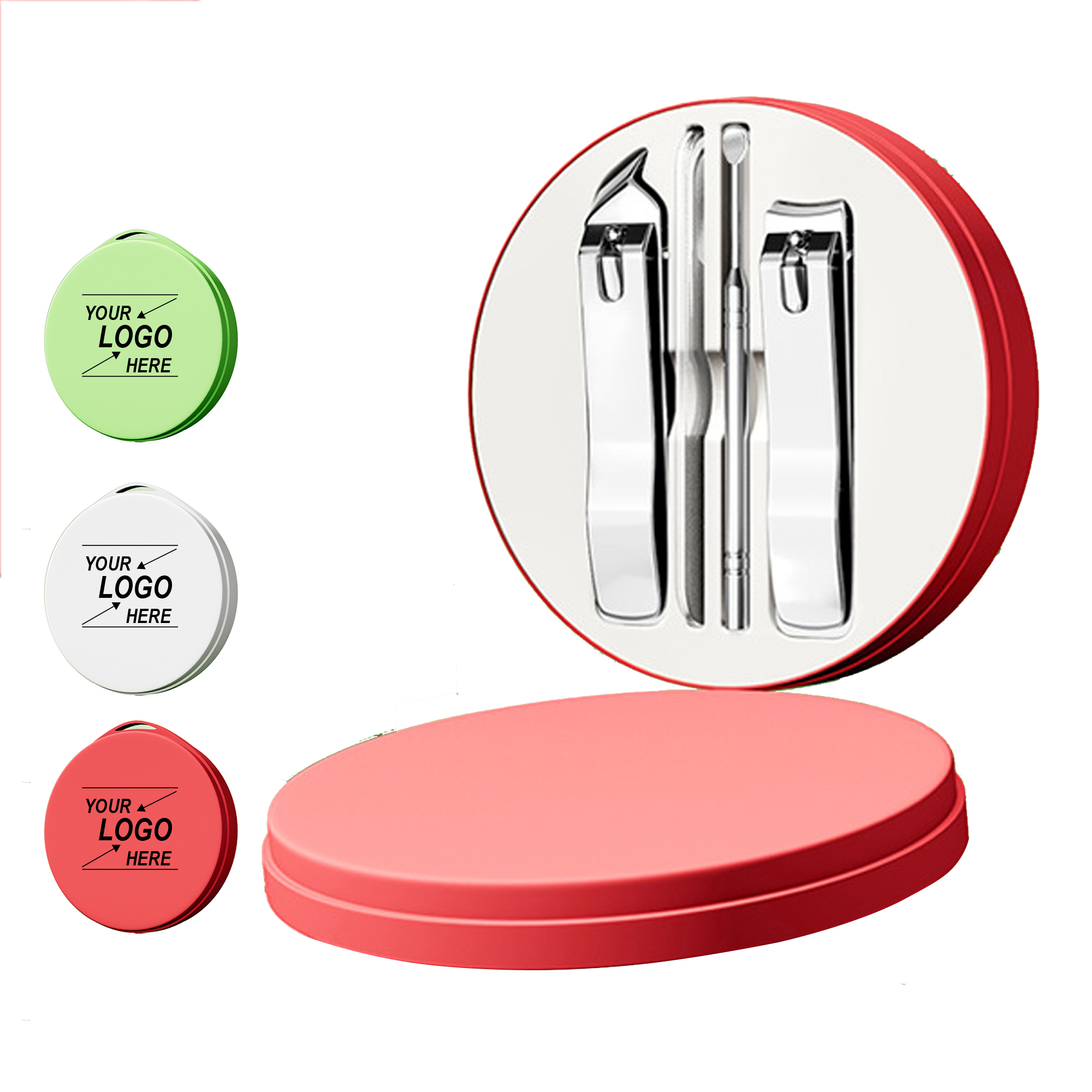 4-Piece Stainless Steel Manicure Kit for Men and Women 2