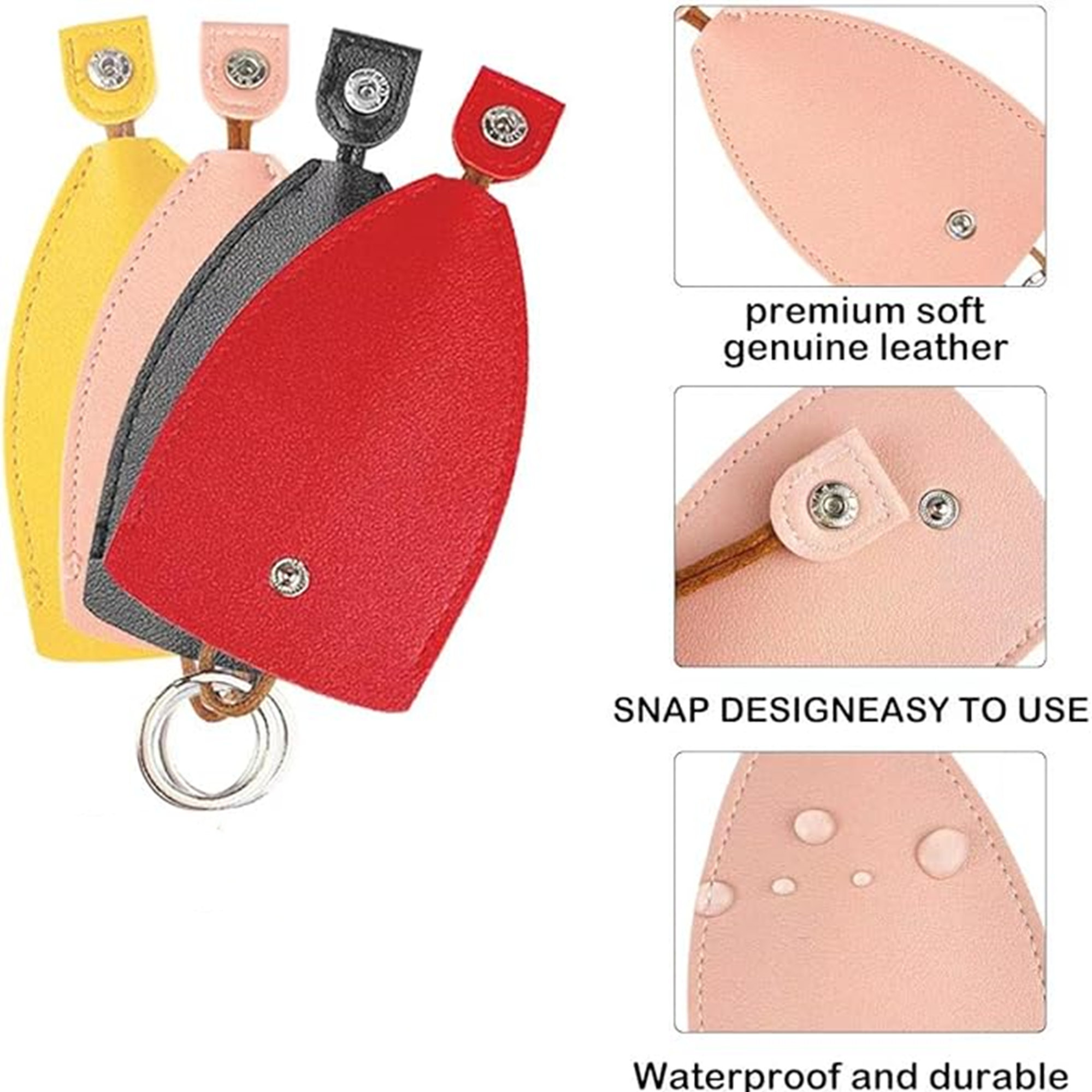 PU Leather Pull-Out Key Case 4