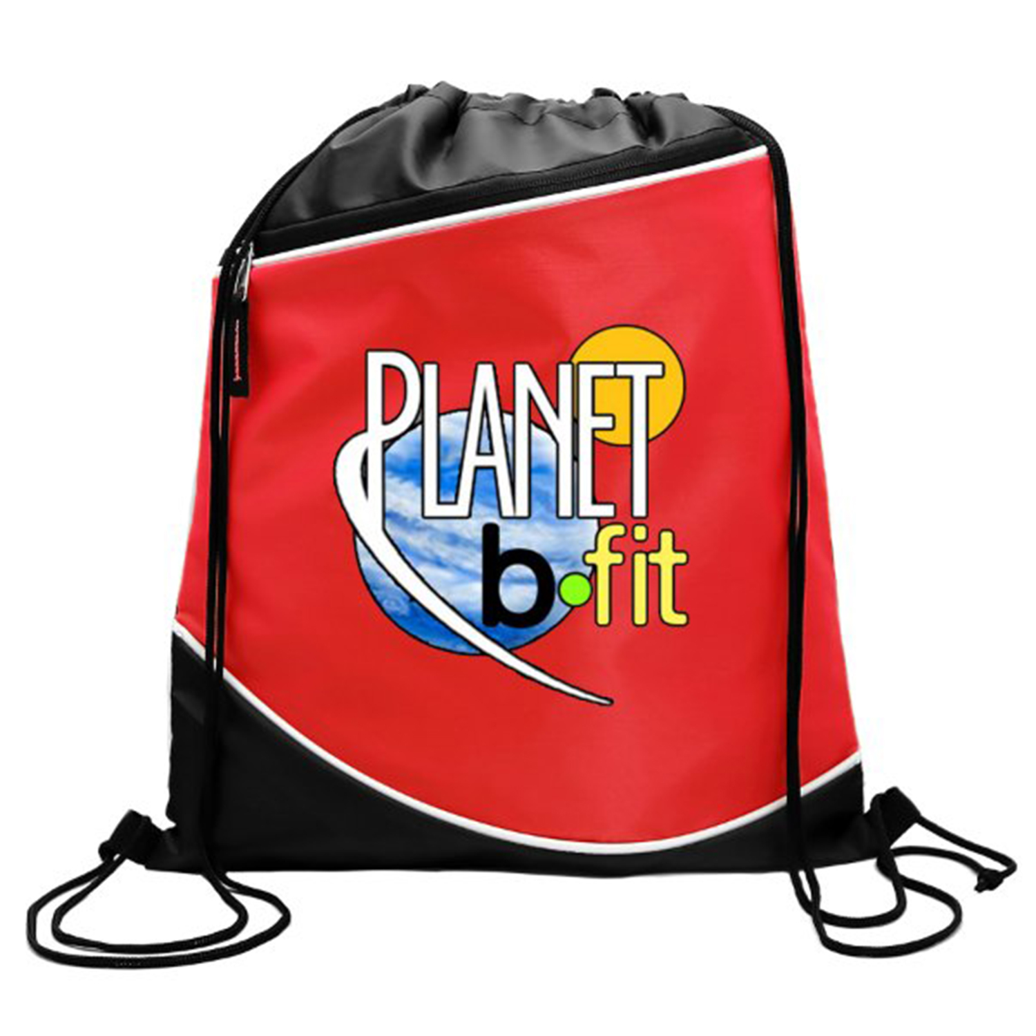 210D Polyester Drawstring Backpack 1