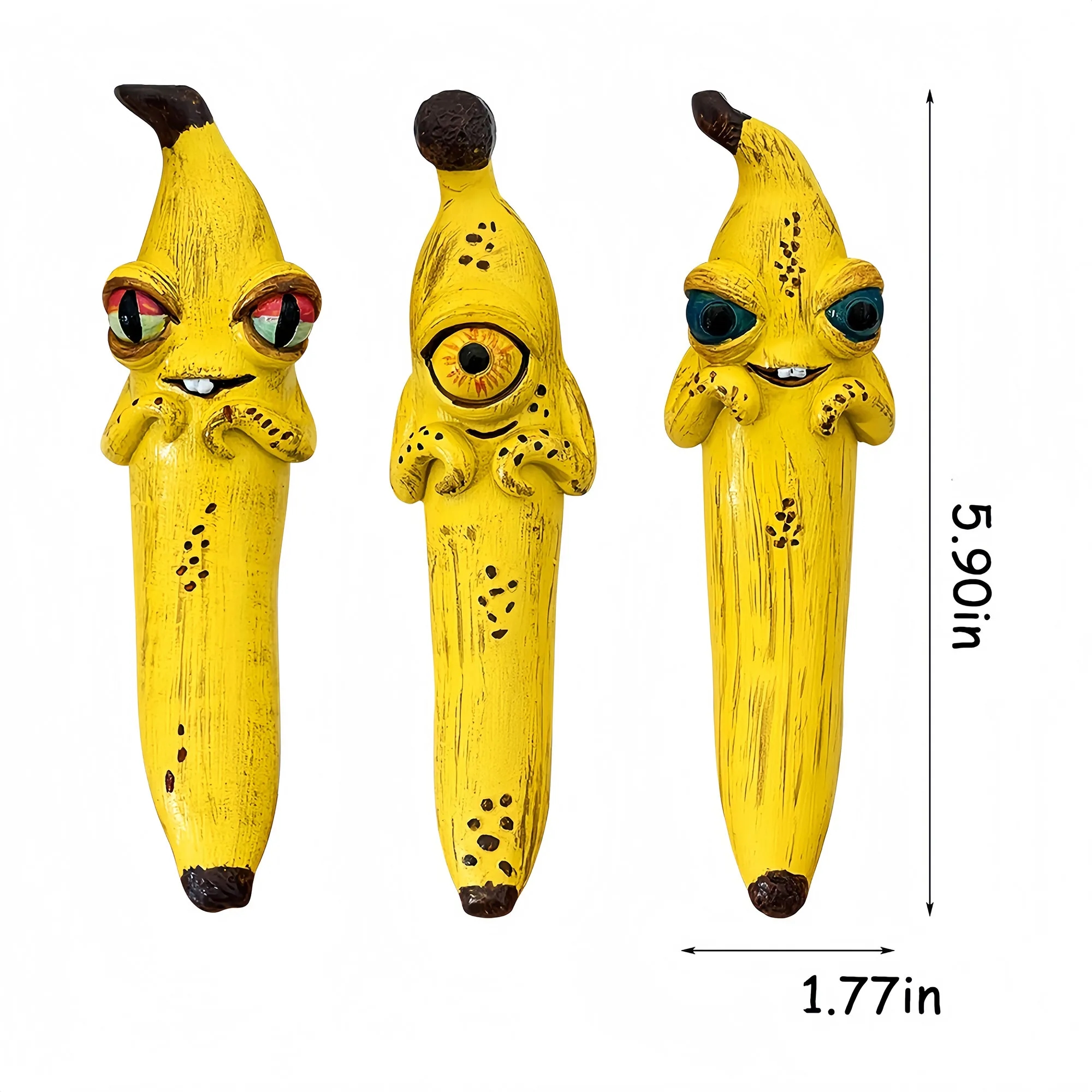 Unique Resin Magic Banana Ornament For Festive Party Decor 2