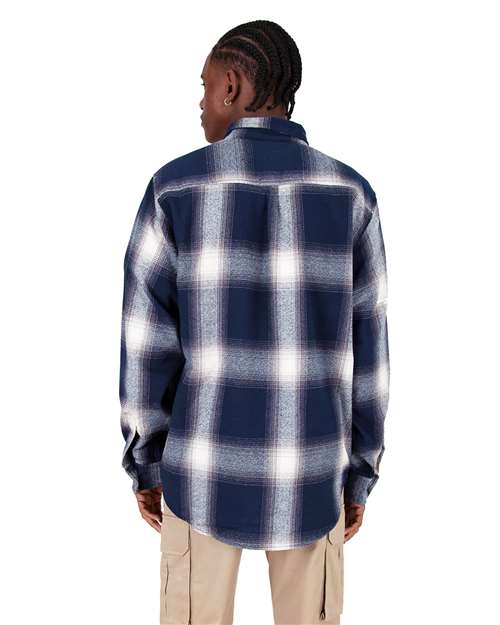 Unisex Plaid Flannel Overshirt - SHHFS 11