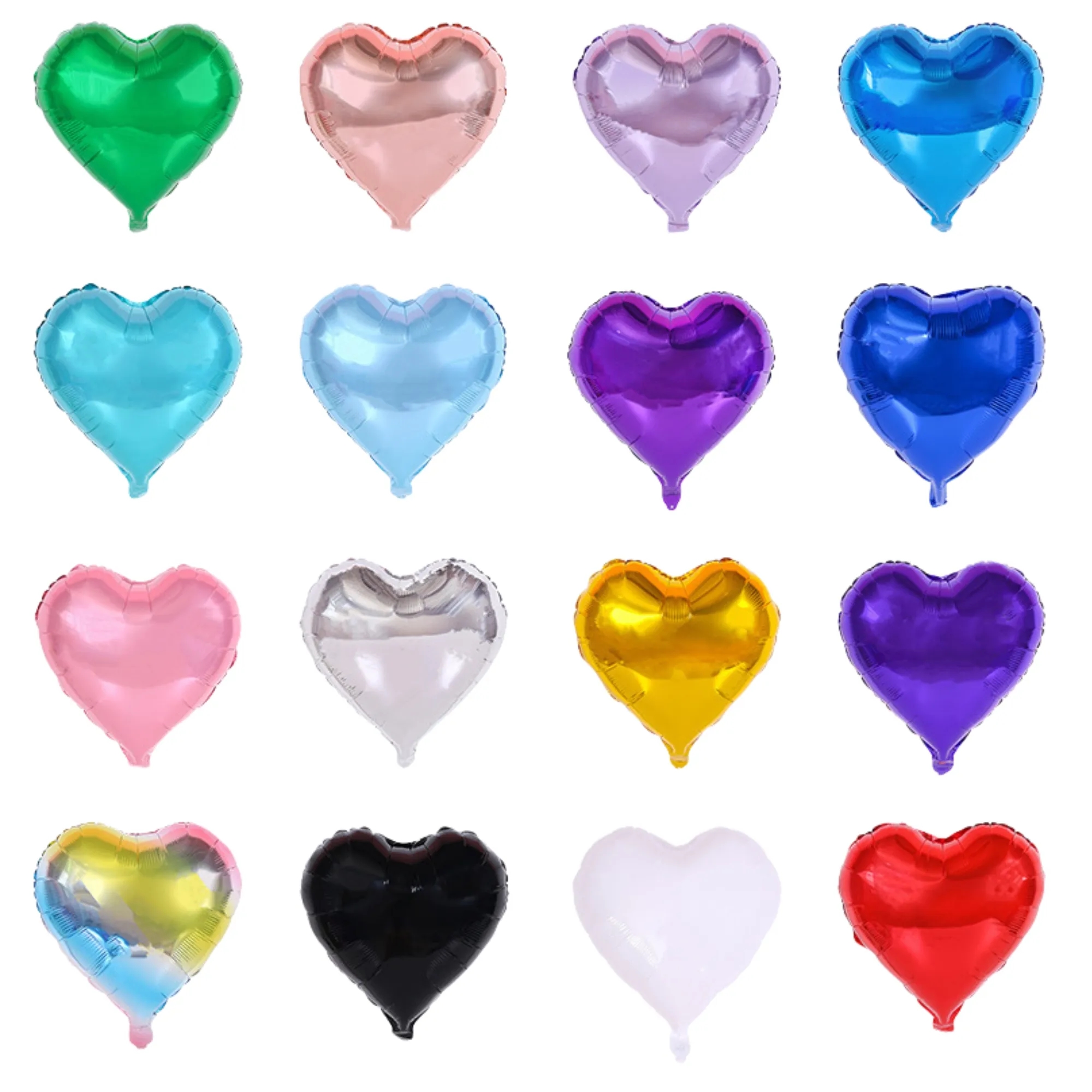 18-inch Heart-shaped Aluminum Film Balloon 3