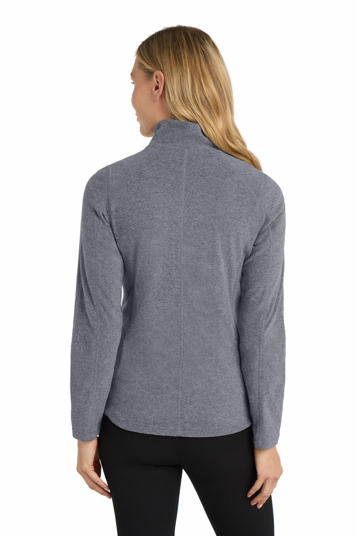 Port Authority Women's Heather Microfleece Full-Zip Jacket. L235 19