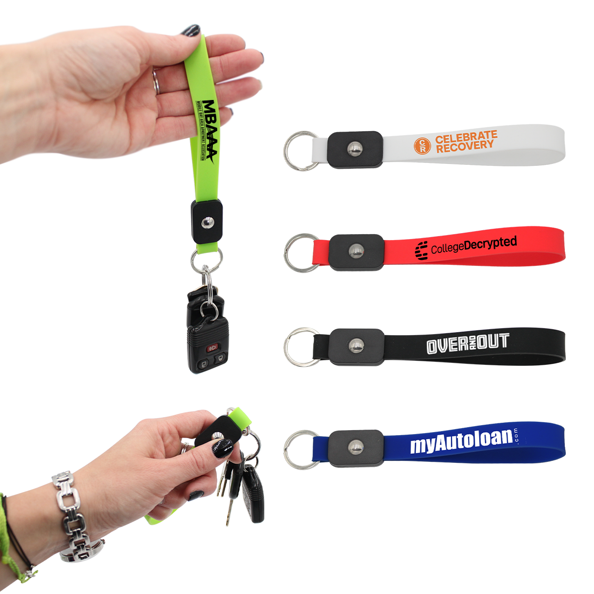 Fidget Roller Wristlet Keychain 5