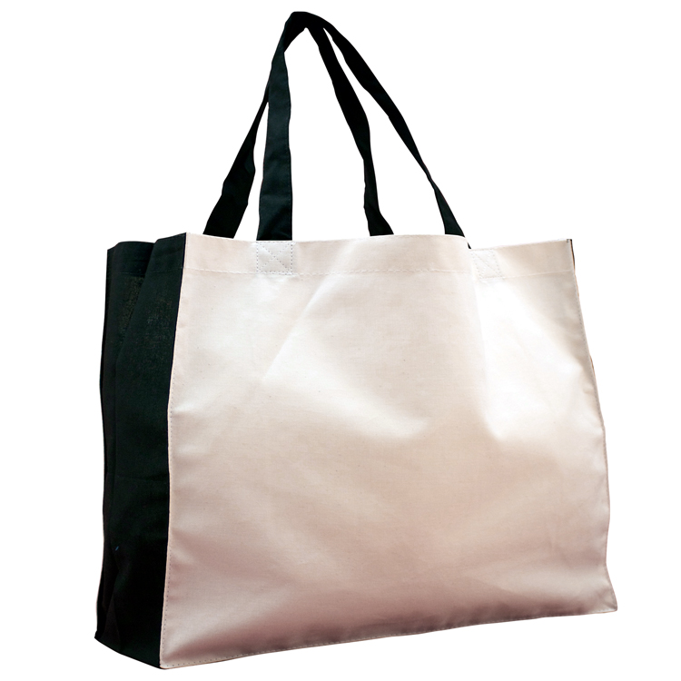 Wide Vibrant Color Cotton Tote 11