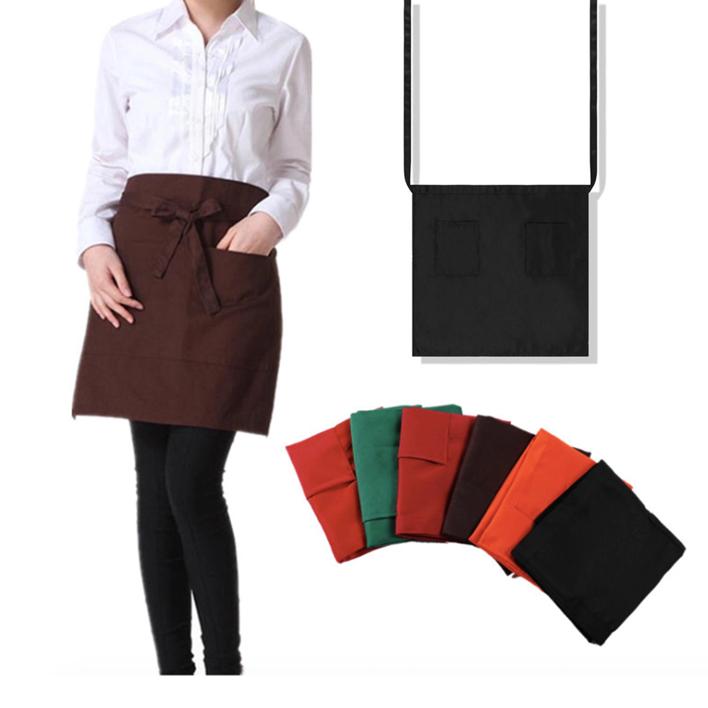 Kitchen Waist Apron With Pocket 1