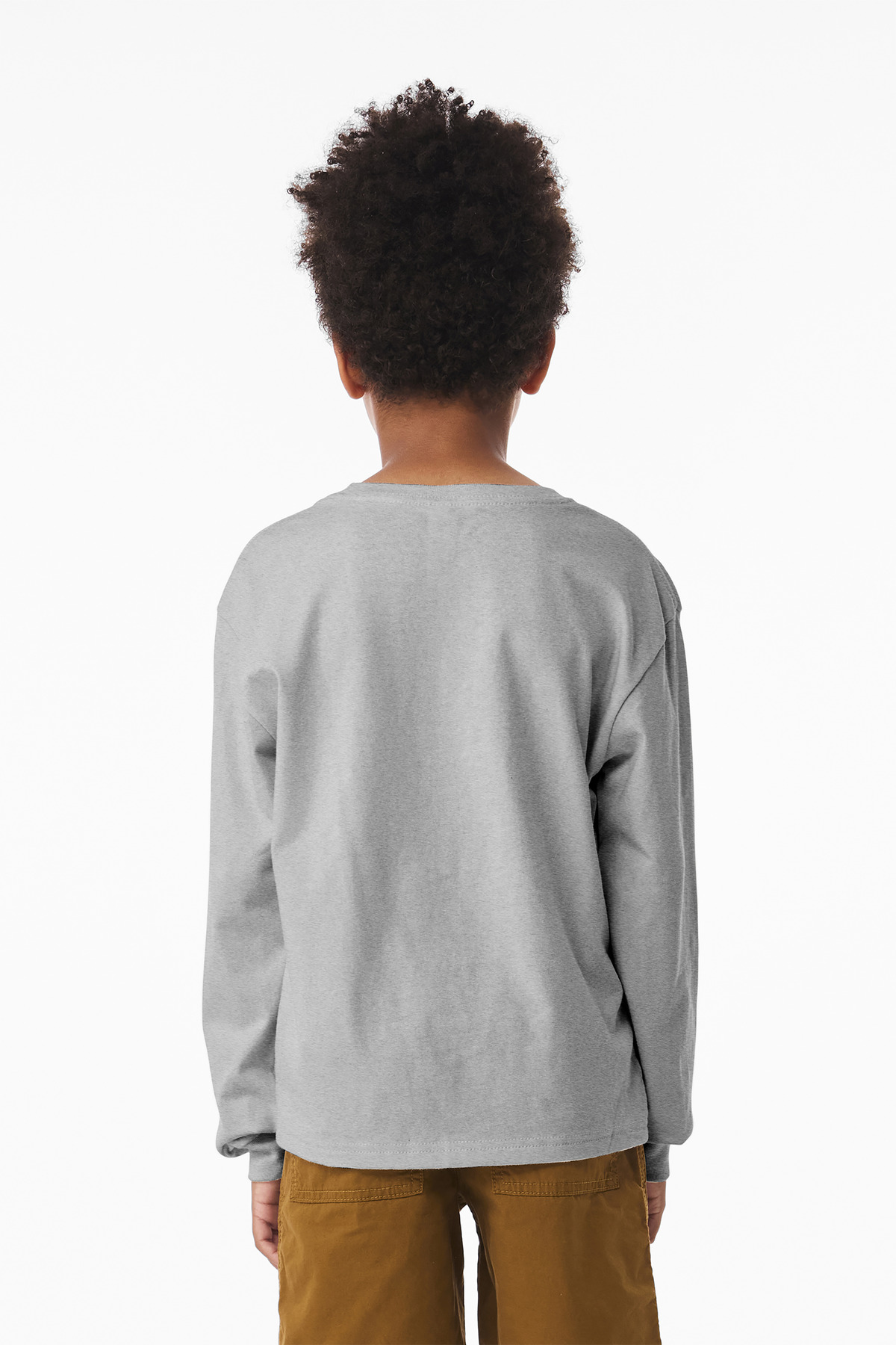 BELLA+CANVAS Youth 6-Ounce Heavyweight Long Sleeve Tee BC3511Y 3
