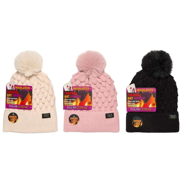 Women's Scalloped Cuff Hats Assorted Colors 1