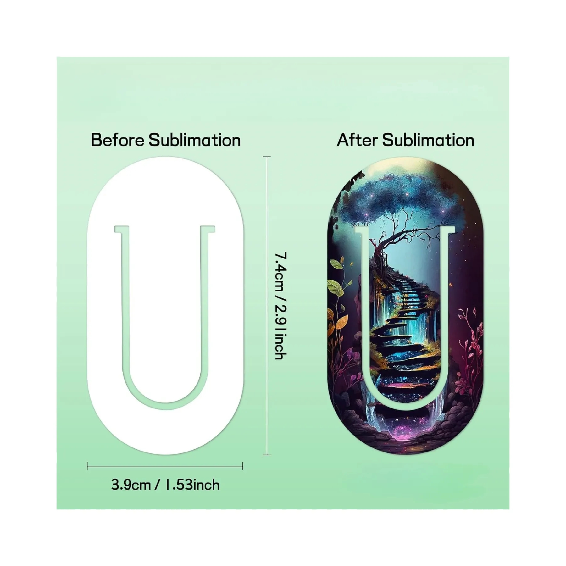 Sublimation Blanks Paper Clips 6