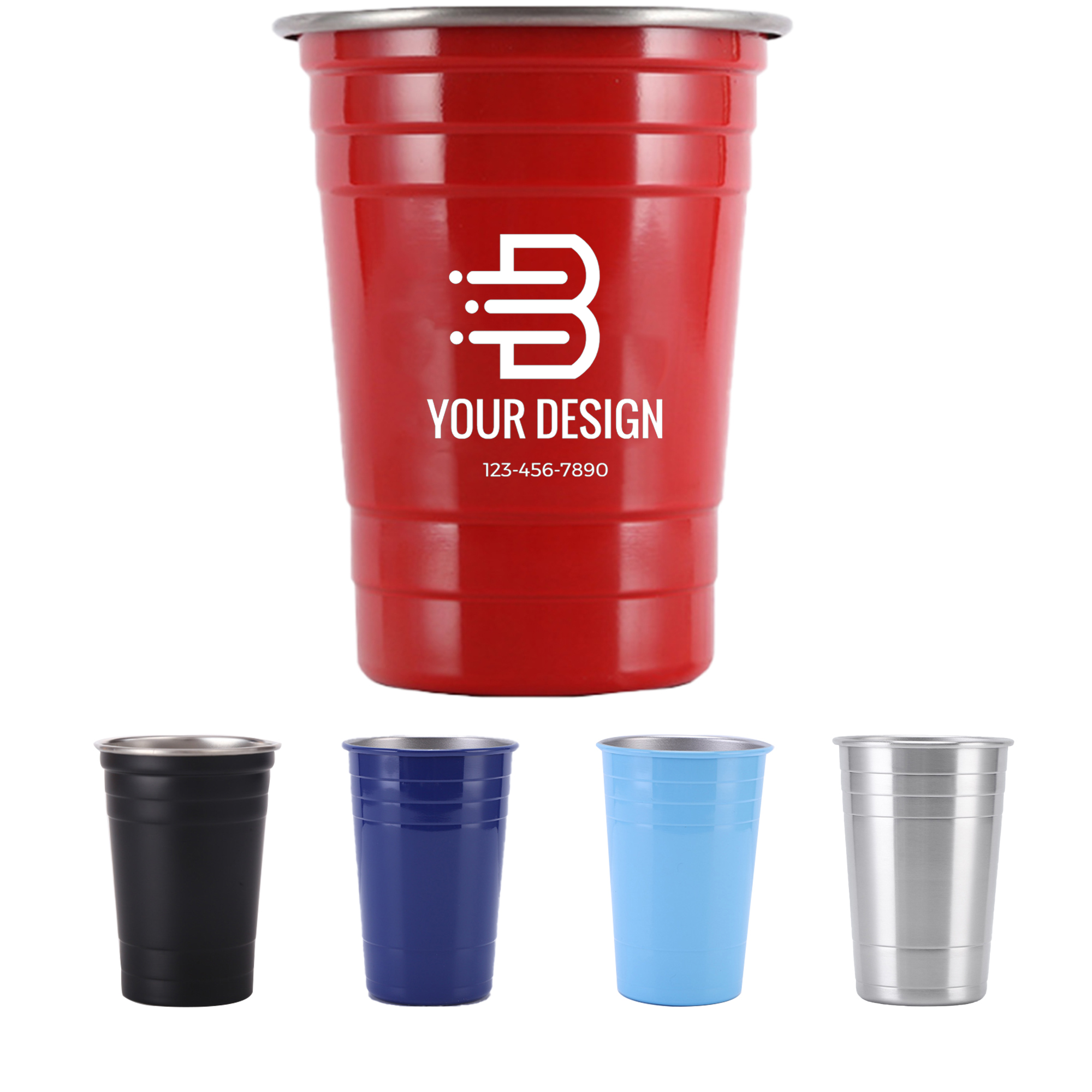 17OZ Stainless Steel Beer Cups 1