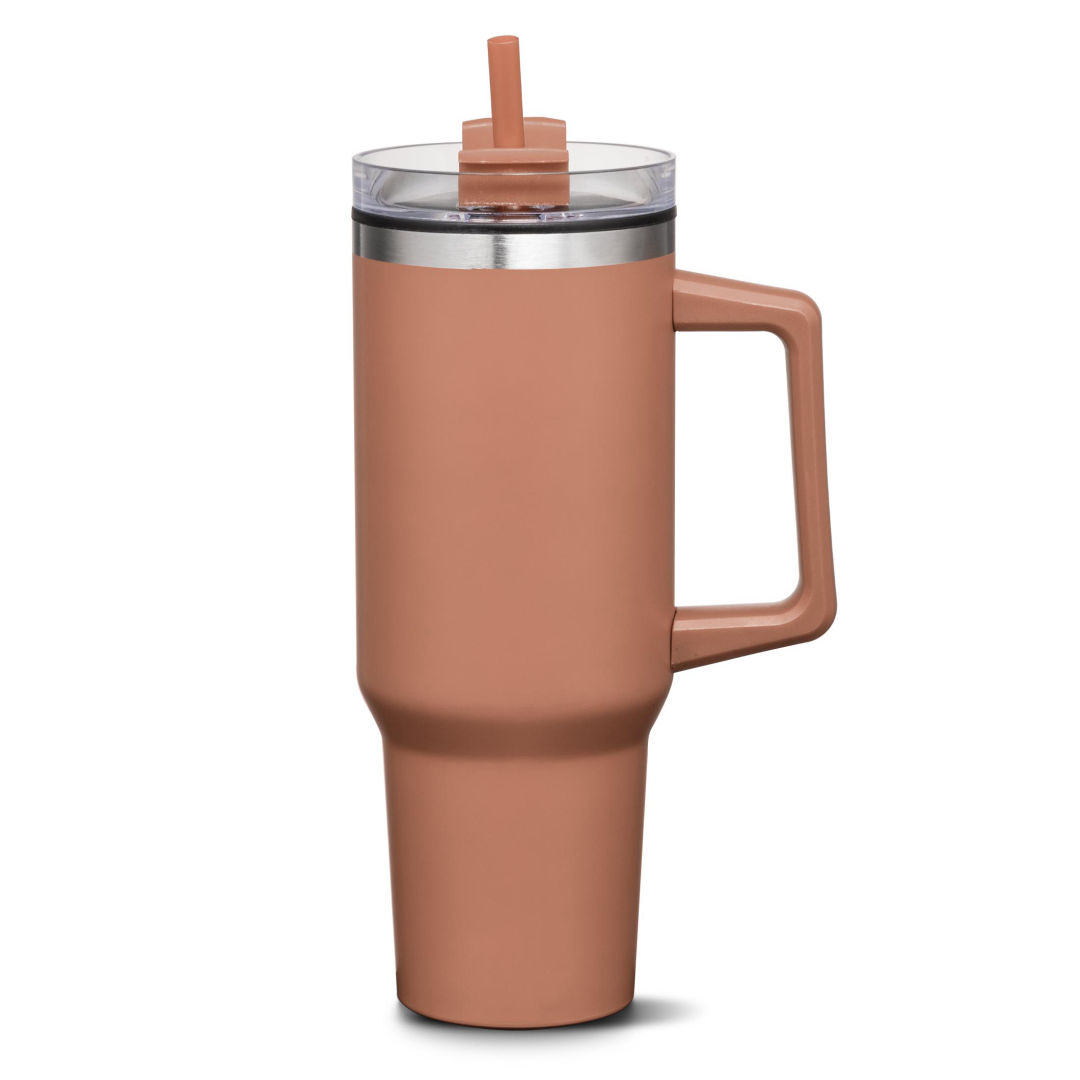 Benidorm Handle Travel Mug w/Straw - 40oz 5