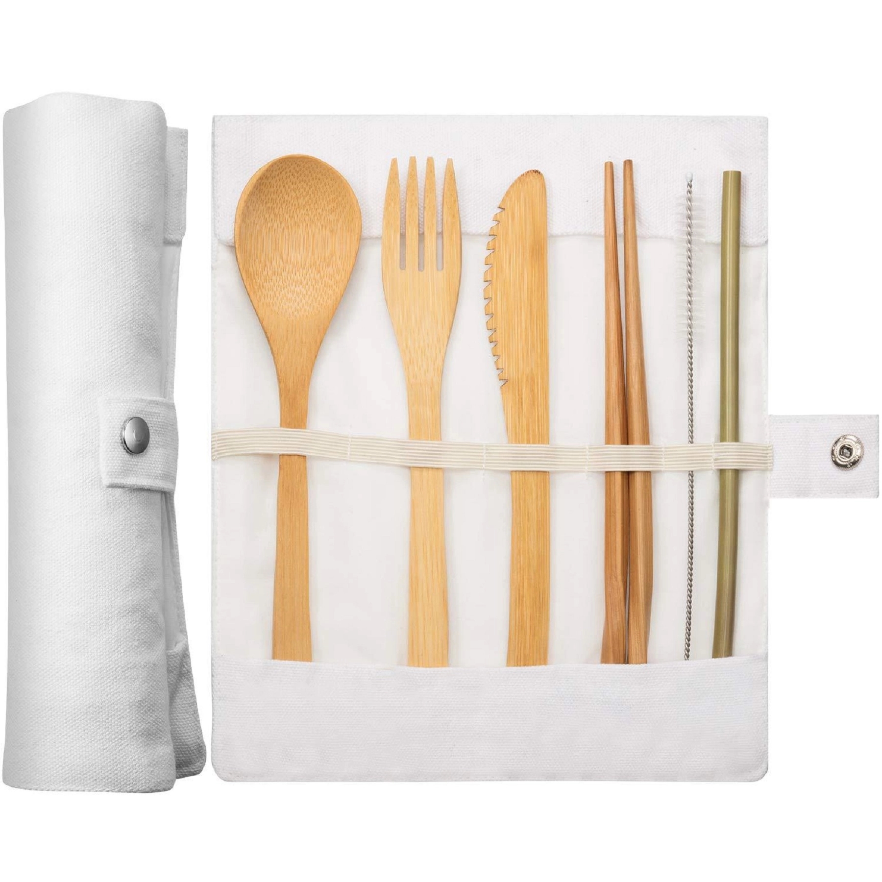 Reusable Bamboo Travel Utensils Set 7
