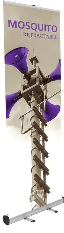 Mosquito 800 Silver Retractable Banner Stand