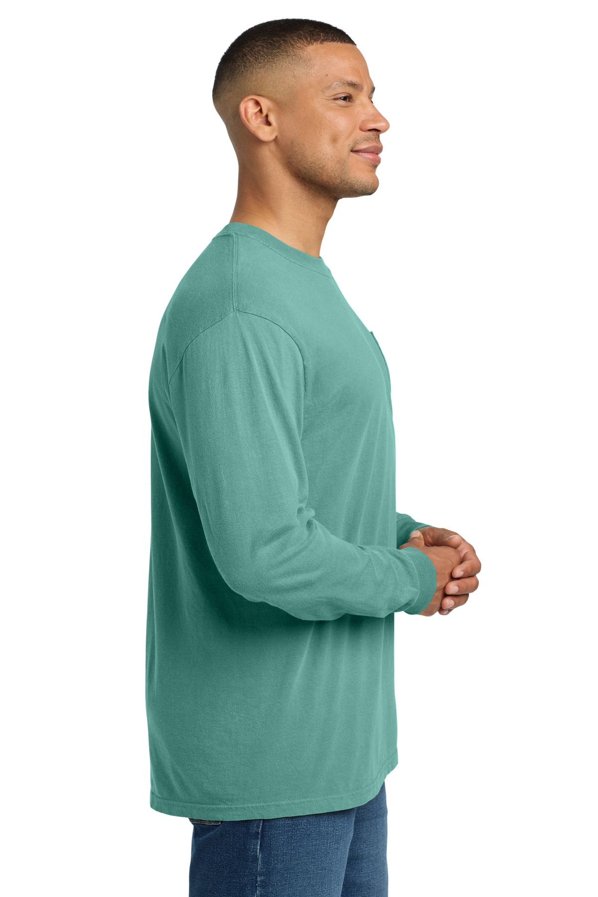 COMFORT COLORS Heavyweight Ring Spun Long Sleeve Pocket Tee. 4410 3