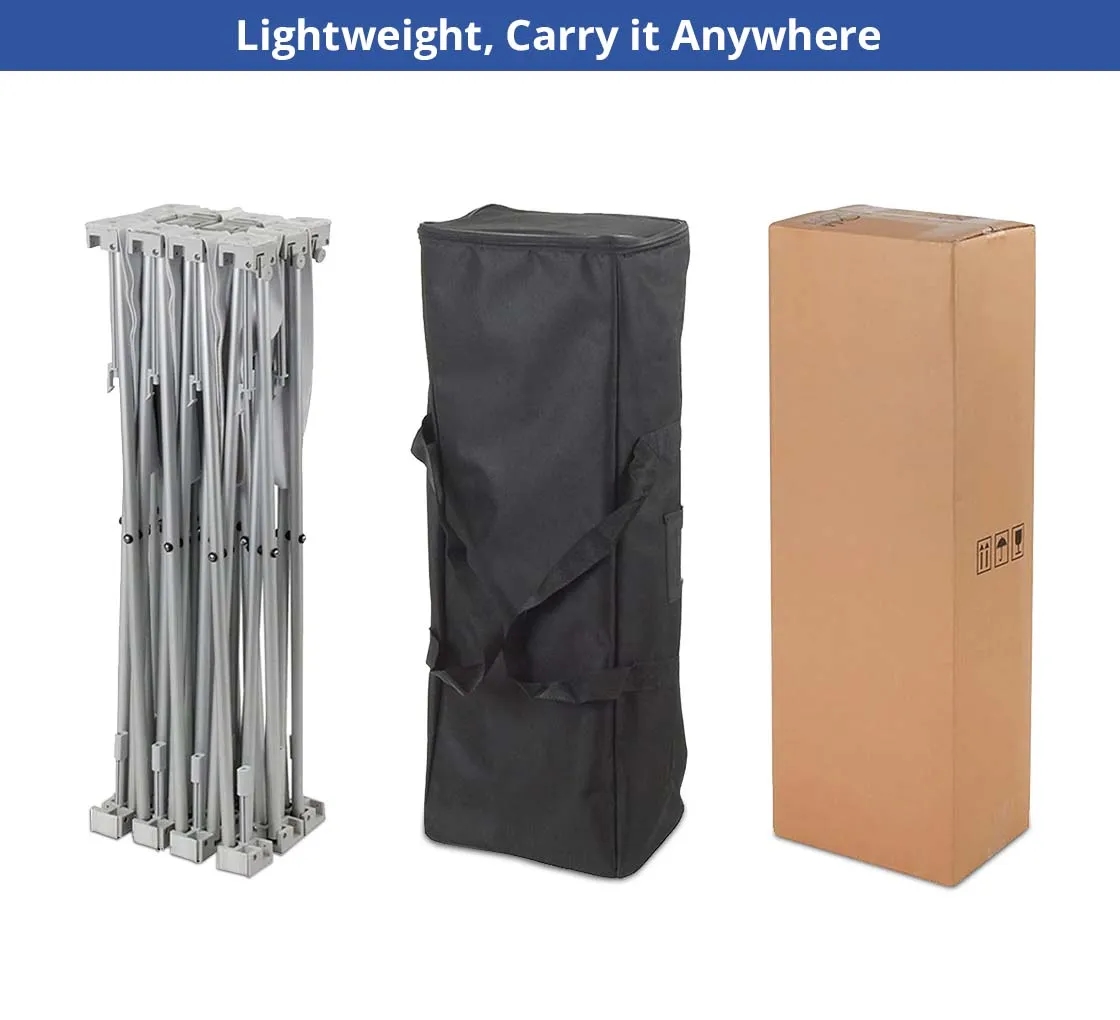 Fabric Pop Up Straight Display - Hardware only 5
