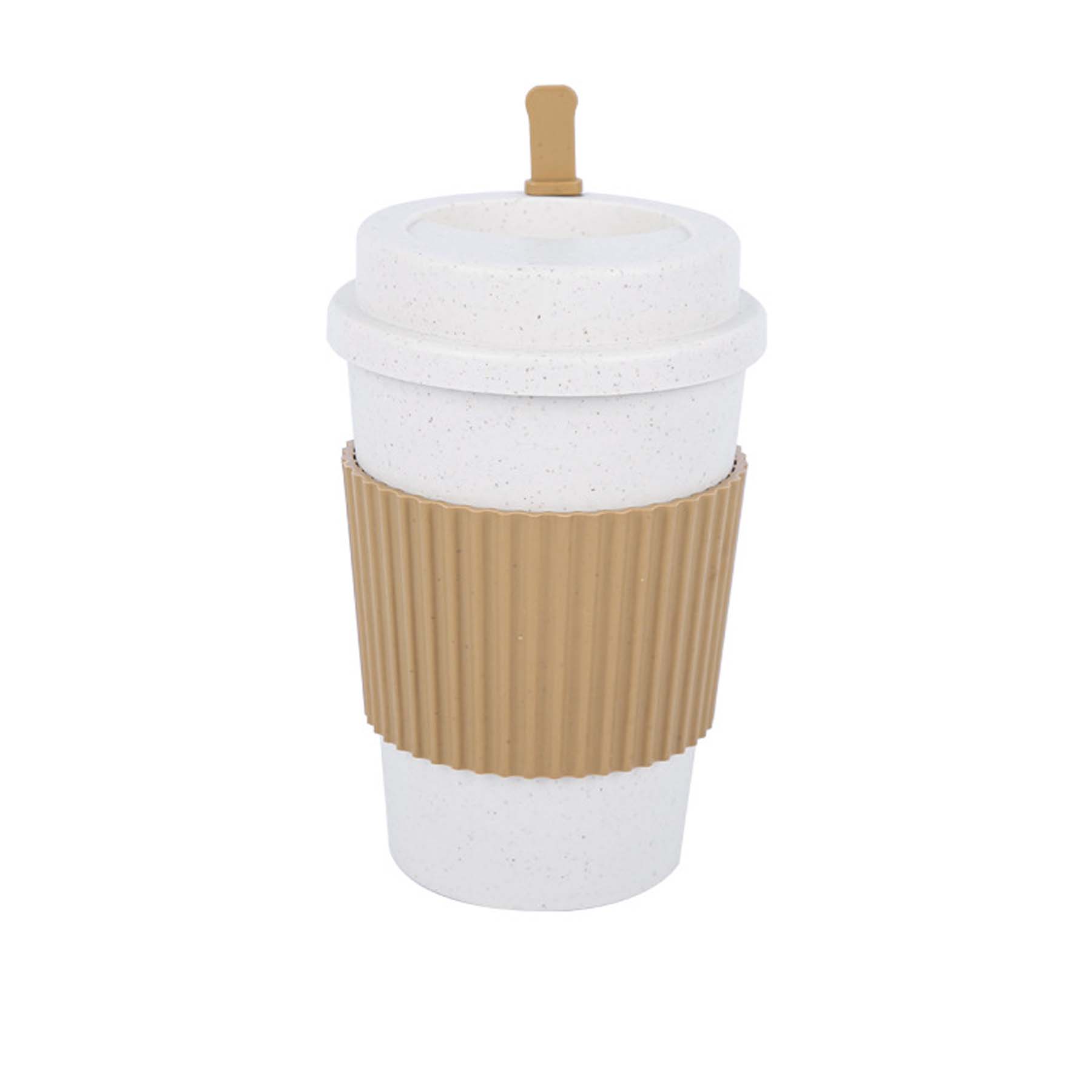 16oz Eco-Friendly Wheat Straw Travel Coffee Mug 5