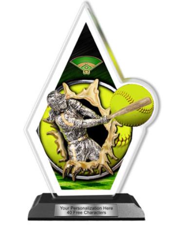 Acrylic Trophy: 6" Quasar, (Event type/design) 1