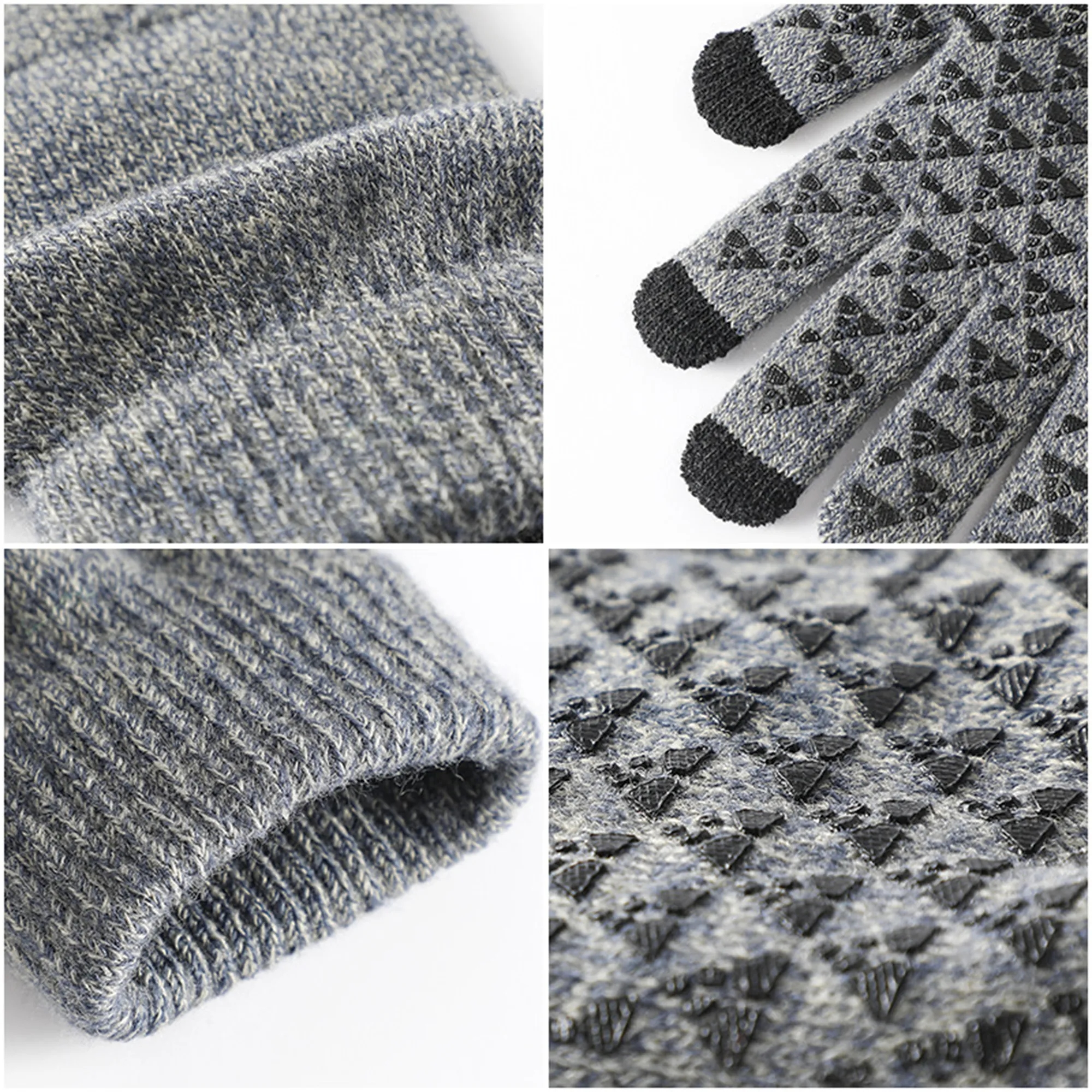 Touchscreen Acrylic Fleece Winter Gloves 3