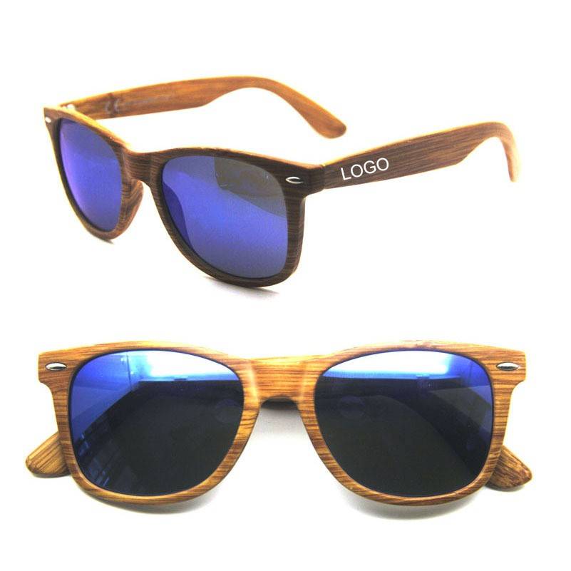 Wood Grains Plastic Sunglasses.