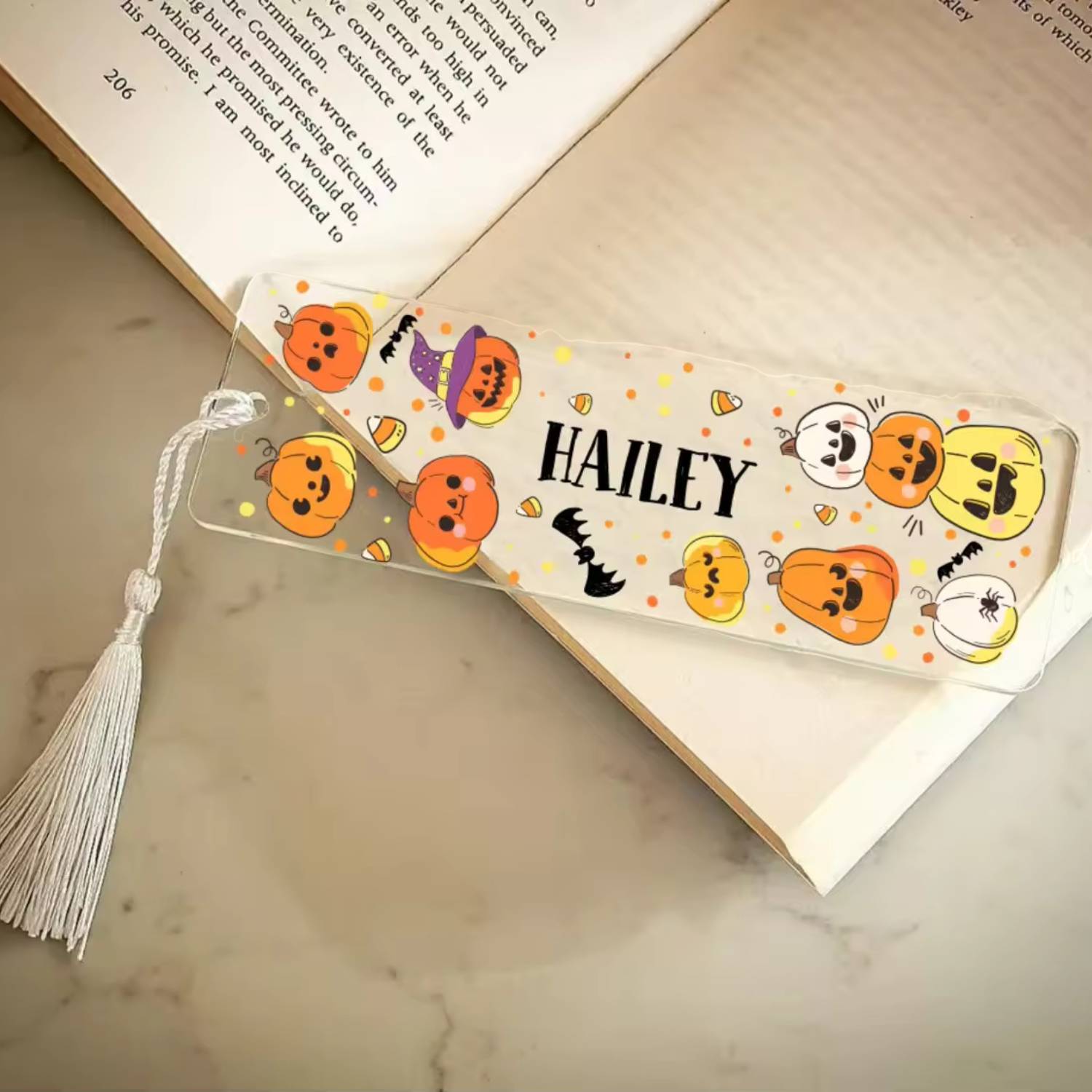Acrylic Bookmark with Tassel 5